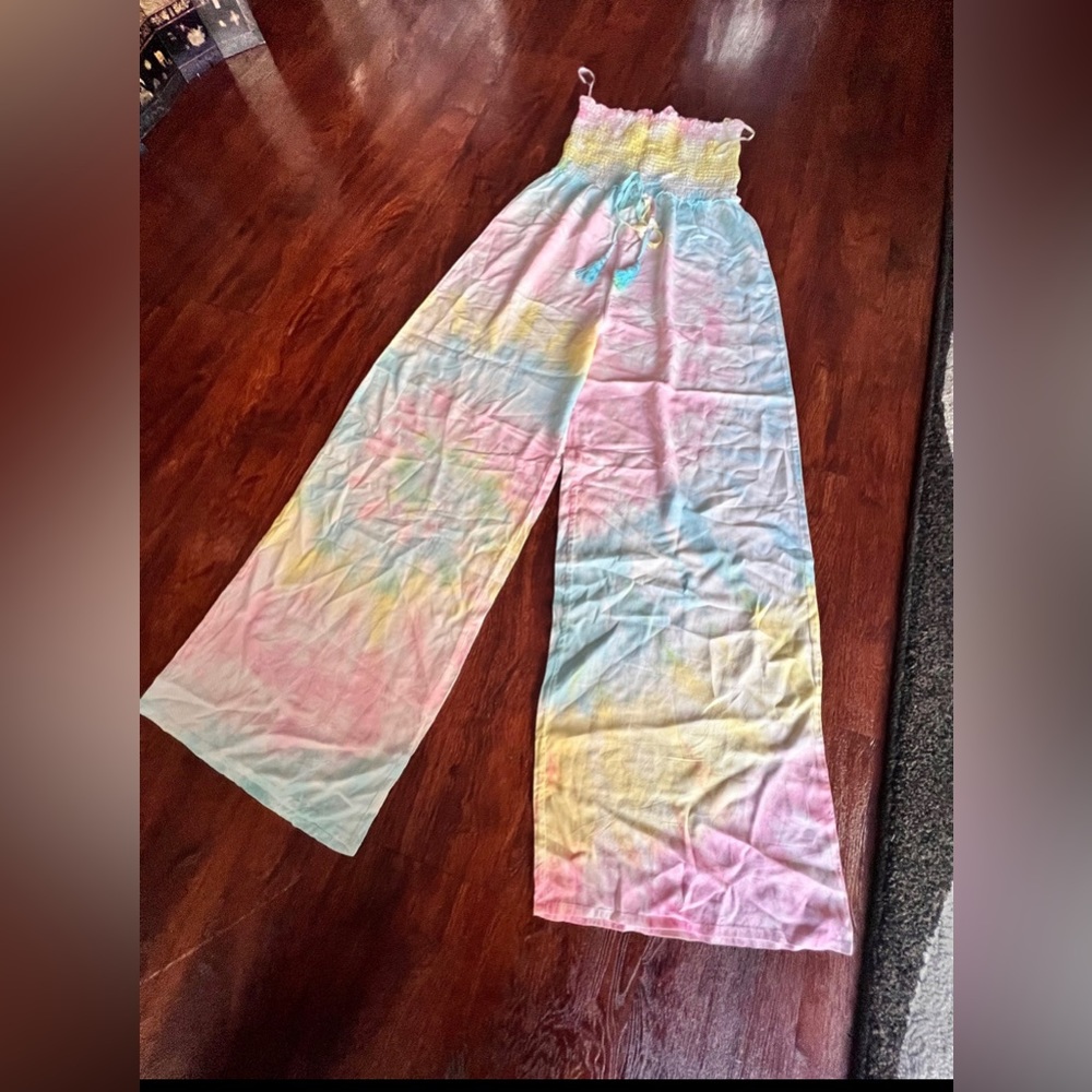 Tie Dye Jumpsuit- Strapless- Size Small NWT